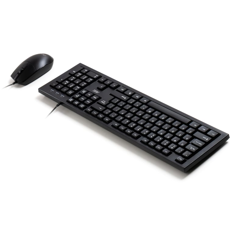 Комплект AOC KM160B USB UA Black (KM160B/97) - фото 4