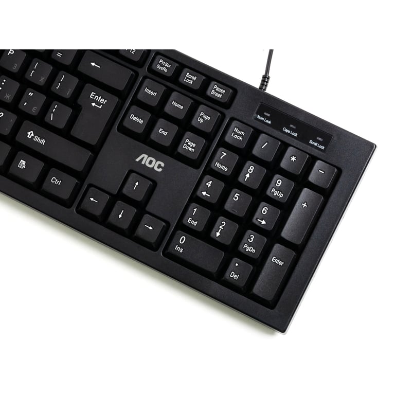 Комплект AOC KM160B USB UA Black (KM160B/97) - фото 6