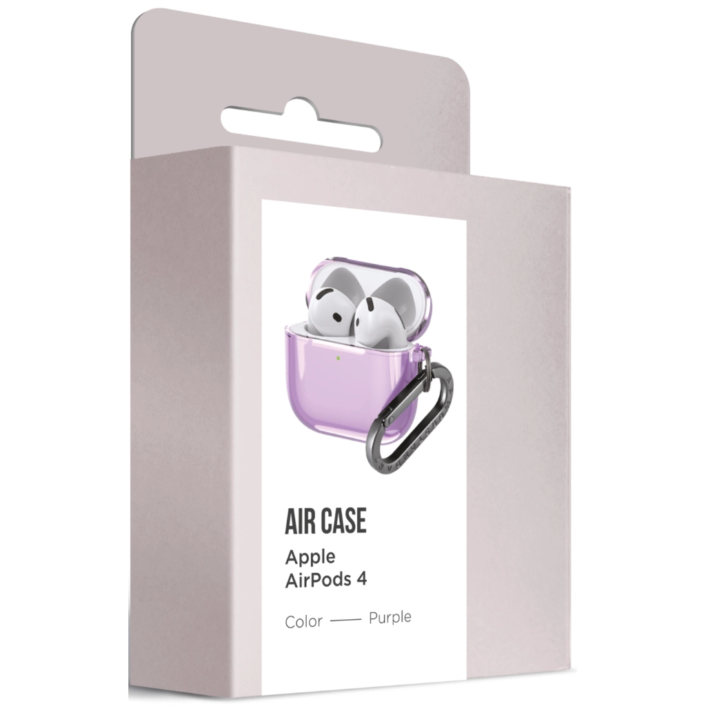 Чохол для навушників Armorstandart Air для Apple Airpods 4 Purple (ARM82617) (ARM82617) - фото 3 Чохол для навушників Armorstandart Air для Apple Airpods 4 Purple (ARM82617) (ARM82617) - фото 3