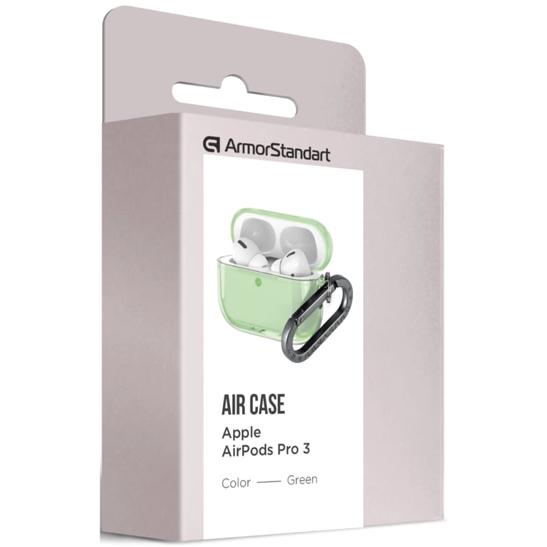Чохол для навушників Armorstandart Air для Apple Airpods Pro 3 Green (ARM88305) (ARM88305) - фото 3