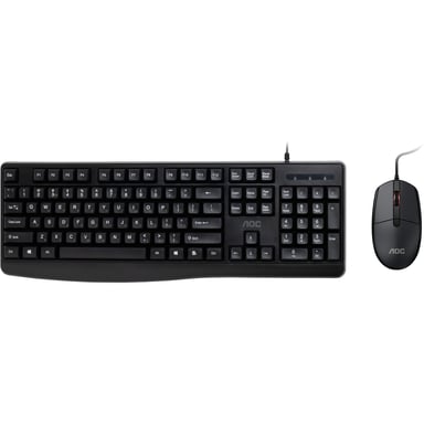 Комплект AOC KM170B USB UA Black (KM170B/97) - фото 1
