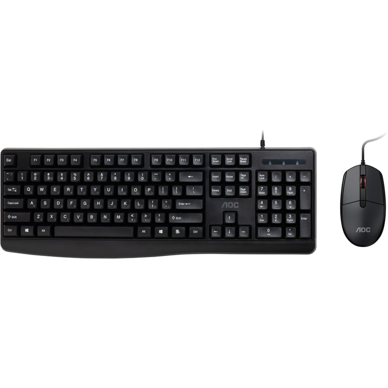 Комплект AOC KM170B USB UA Black (KM170B/97) - фото 1