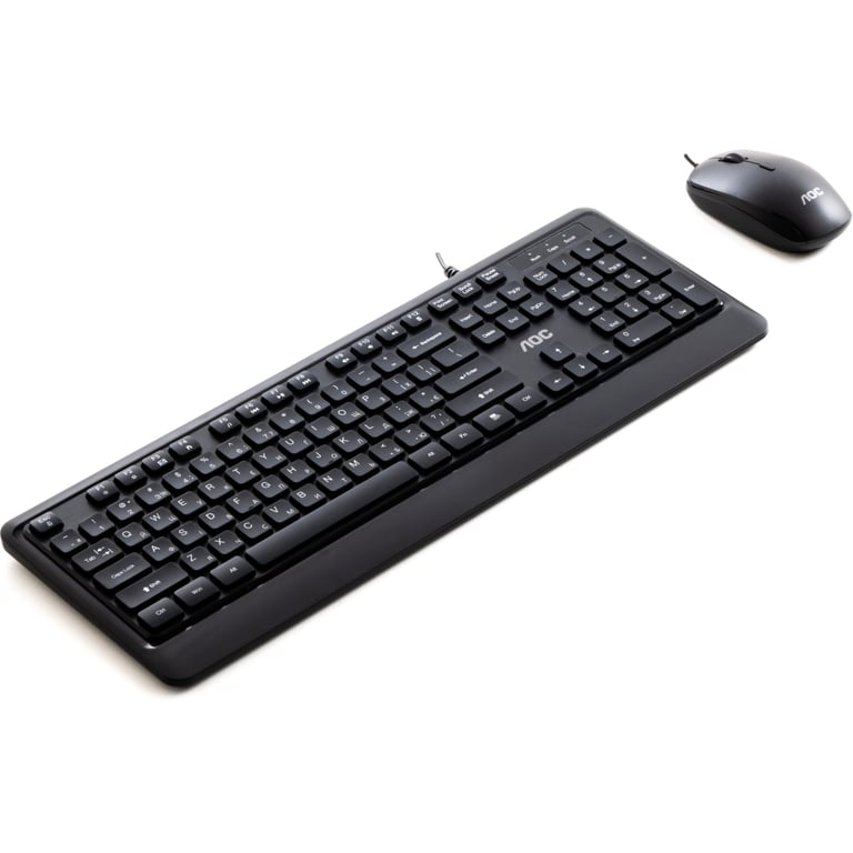 Комплект AOC KM220B USB UA Black (KM220B/97) - фото 2