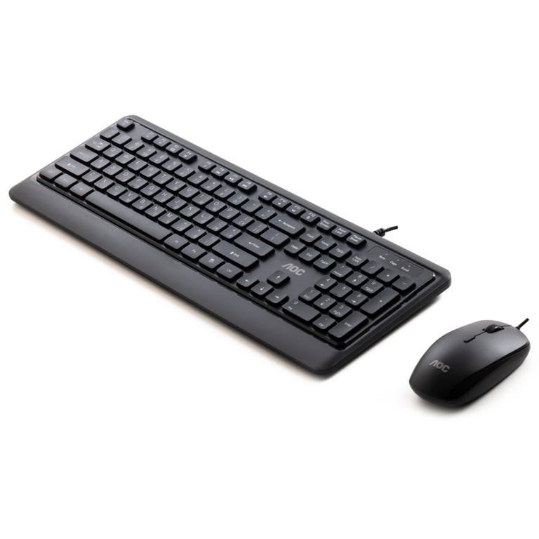 Комплект AOC KM220B USB UA Black (KM220B/97) - фото 3