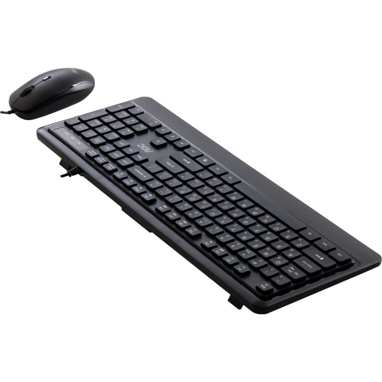Комплект AOC KM220B USB UA Black (KM220B/97) - фото 4