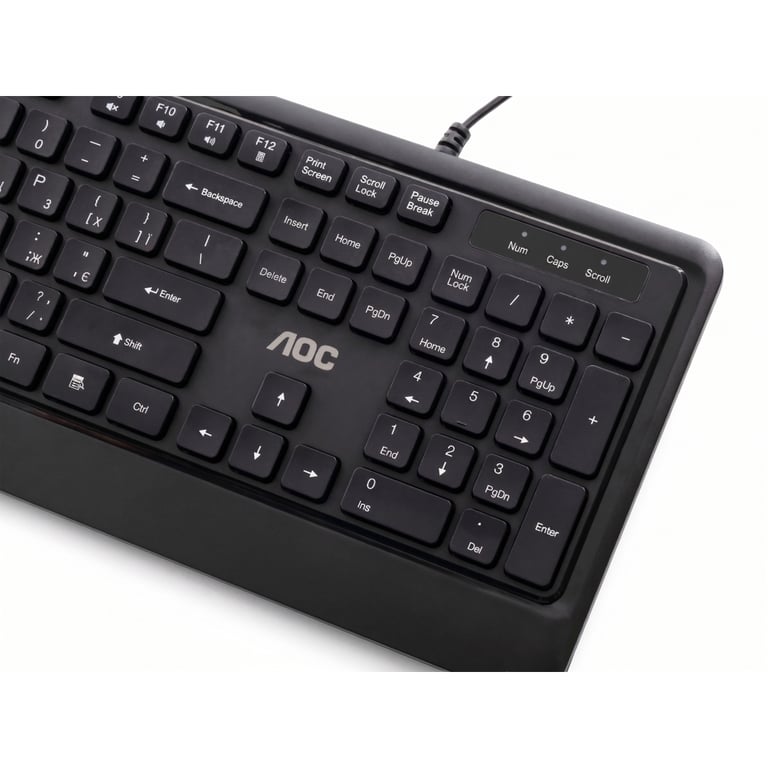 Комплект AOC KM220B USB UA Black (KM220B/97) - фото 6