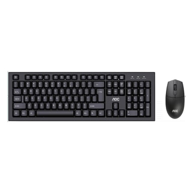 Комплект AOC KM210B Wireless UA Black (KM210B/97) - фото 1