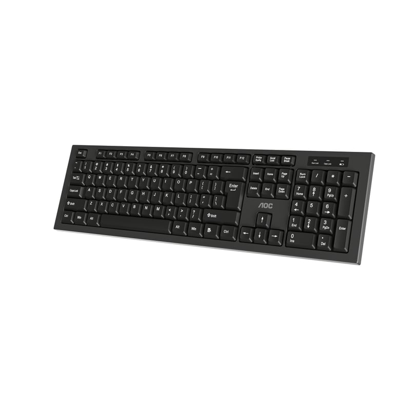 Комплект AOC KM210B Wireless UA Black (KM210B/97) - фото 8