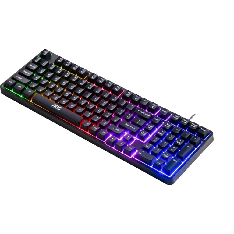 Клавіатура AOC GK116B LED USB UA Black (GK116B/97) - фото 2