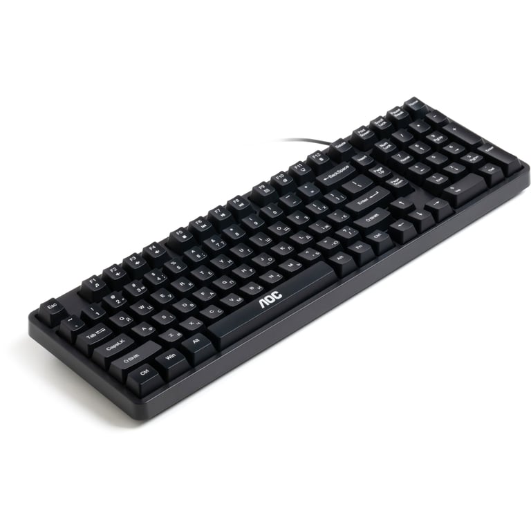 Клавіатура AOC GK116B LED USB UA Black (GK116B/97) - фото 5