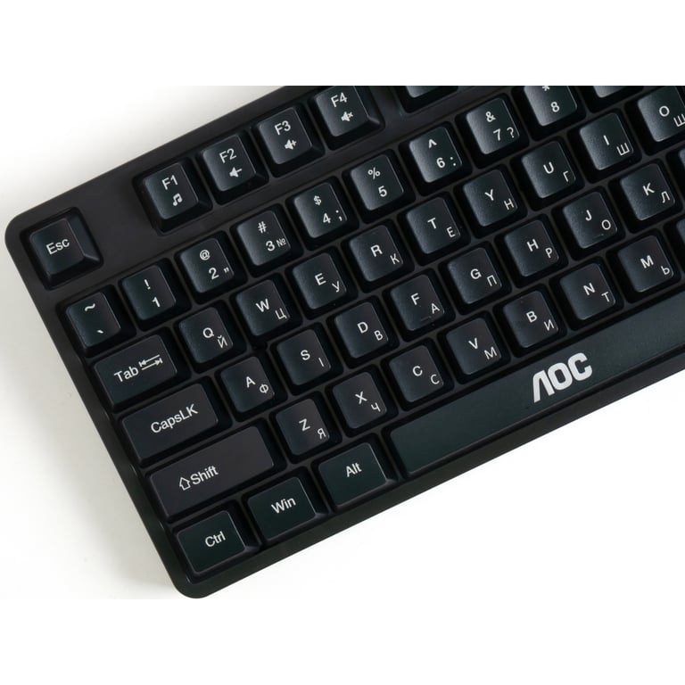 Клавіатура AOC GK116B LED USB UA Black (GK116B/97) - фото 9