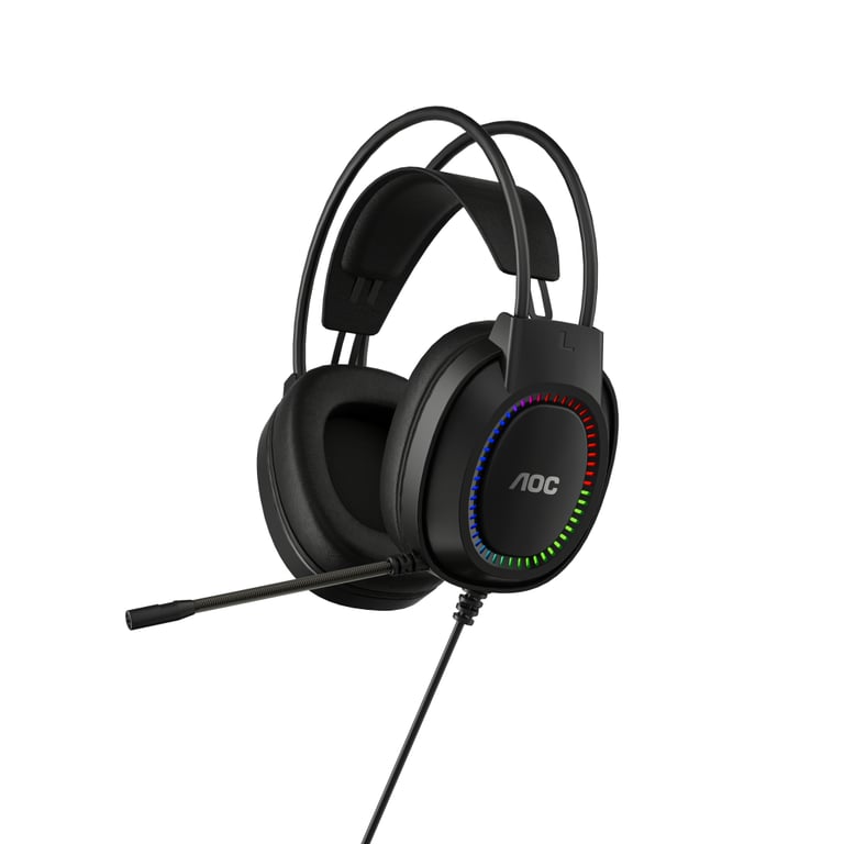 Навушники AOC ACG2500BK RGB Black (ACG2500BK/00) - фото 2
