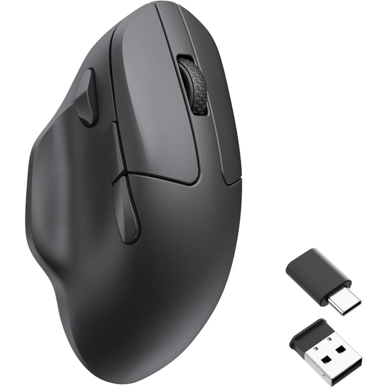 Мишка Keychron M7 Wireless/Bluetooth/USB Black (M7-A1) - фото 7