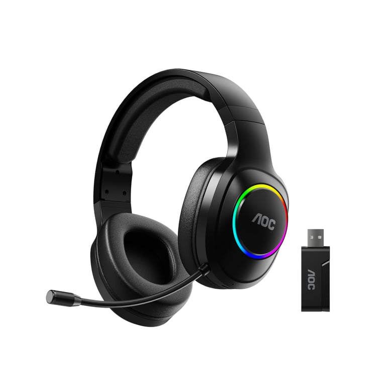 Навушники AOC ACG2502BK RGB Black (ACG2502BK/00) - фото 1