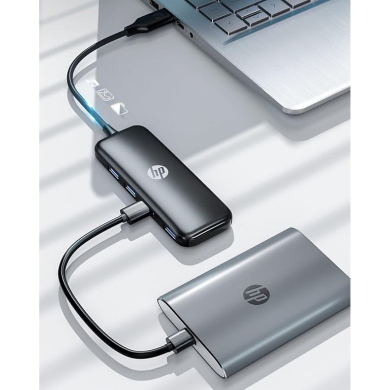 Концентратор HP USB 3.0 to 4xUSB 3.0 (HP_DHC-CT110) - фото 7