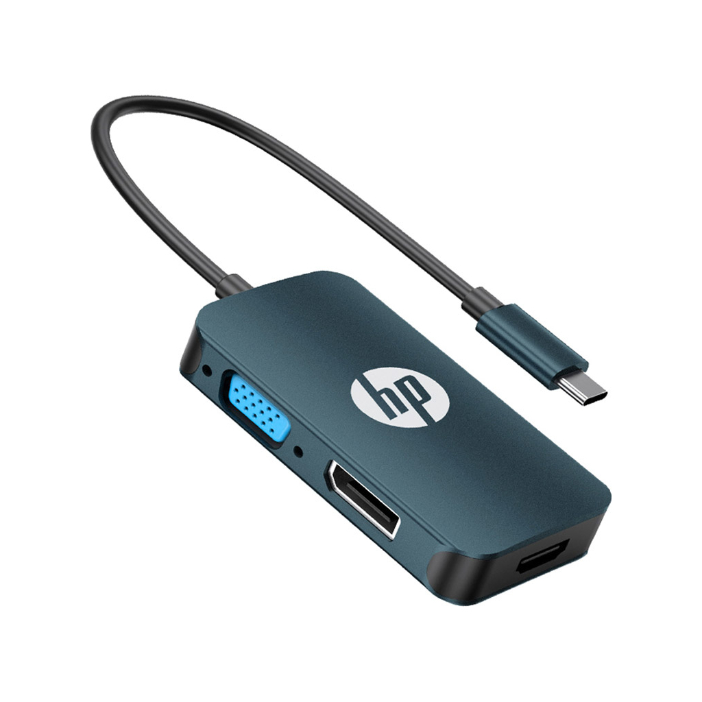 Перехідник USB-C to HDMI + VGA + DP HP (HP_DHC-CT200) - фото 1