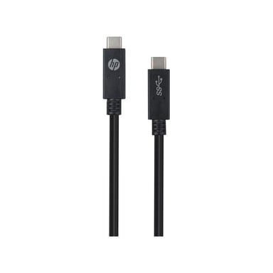 Дата кабель USB-C to USB-C 3A 1.0m HP (HP_DHC-TC111BM-1M) - фото 1
