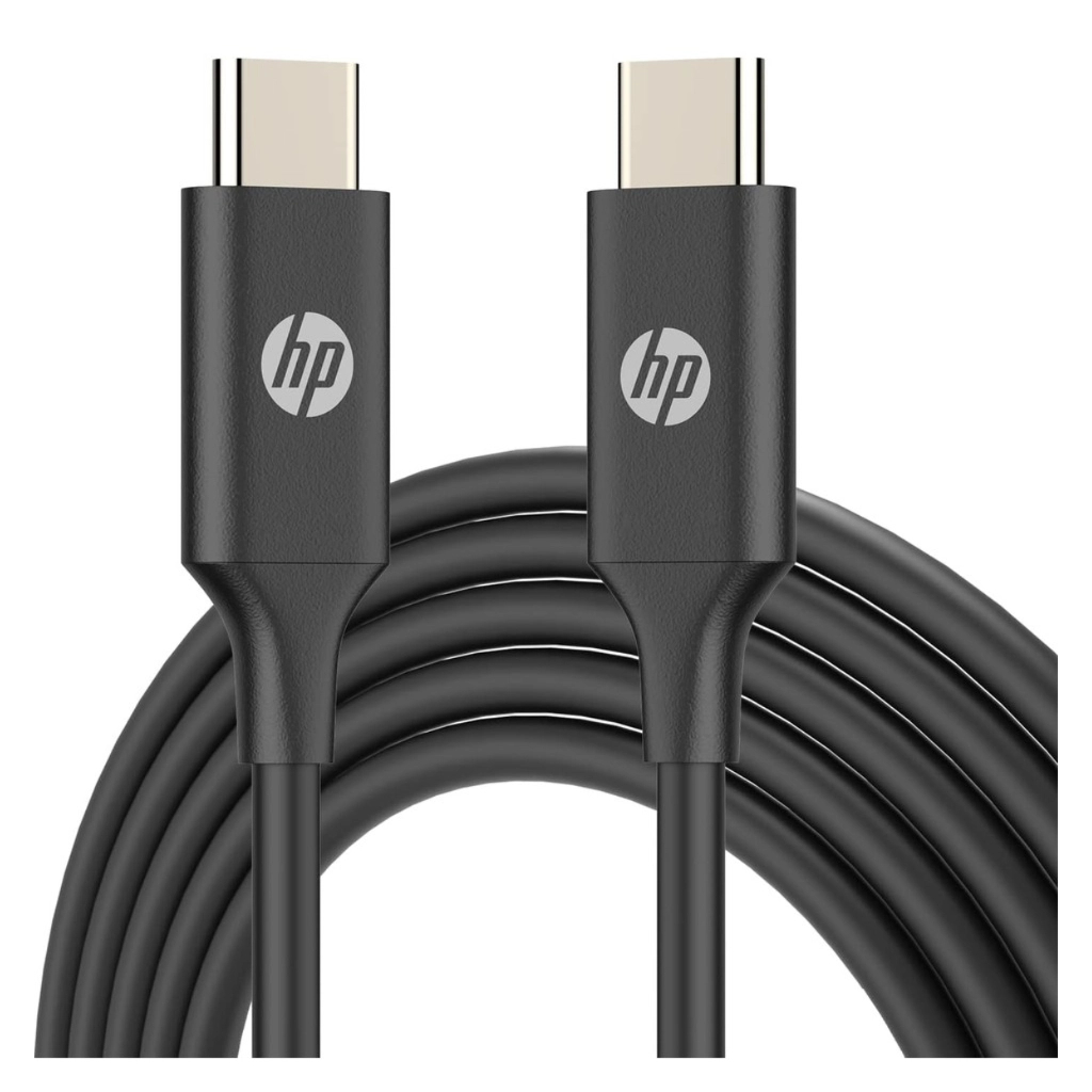 Дата кабель USB-C to USB-C 1.0m USB 3.1 PD 3A 60W HP (HP_DHC-TC107-1M) - фото 1