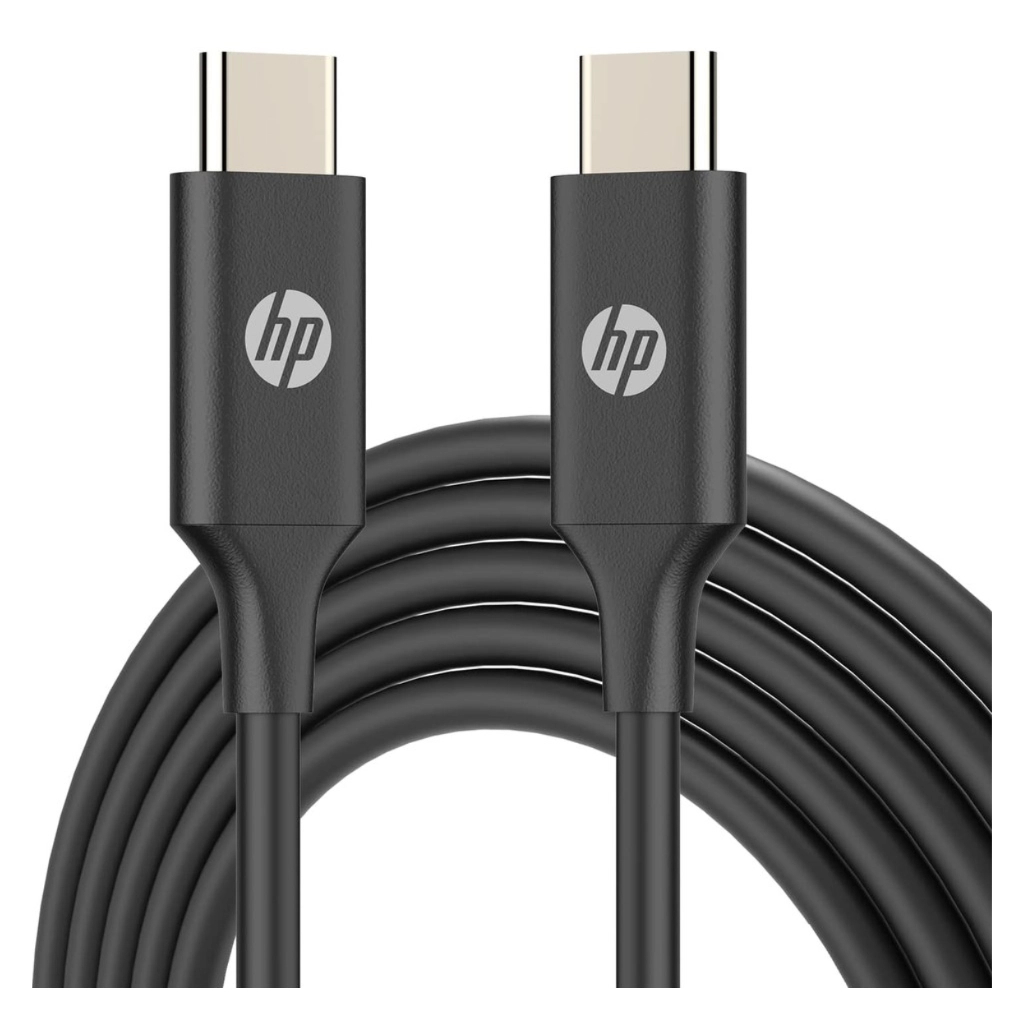 Дата кабель USB-C to USB-C 2.0m USB 3.1 PD 3A 60W HP (HP_DHC-TC107-2M) - фото 1