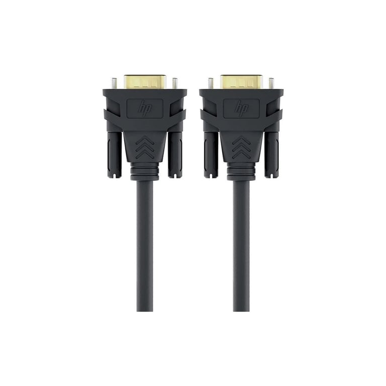 Кабель мультимедійний VGA M to VGA M 1.0m 1080p60Hz black HP (HP_DHC-VG100-1M) - фото 1