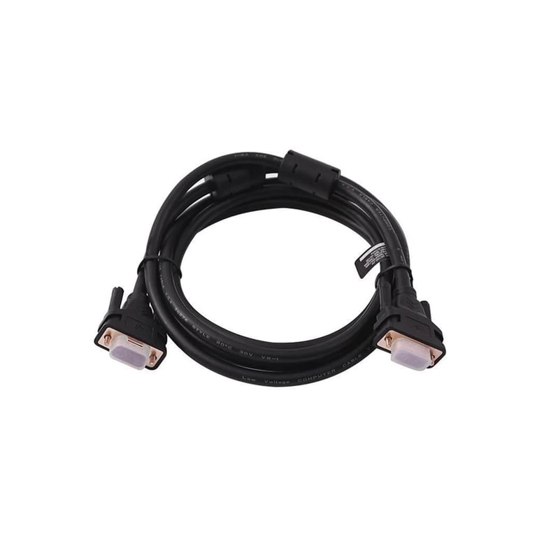 Кабель мультимедійний VGA M to VGA M 1.0m 1080p60Hz black HP (HP_DHC-VG100-1M) - фото 3