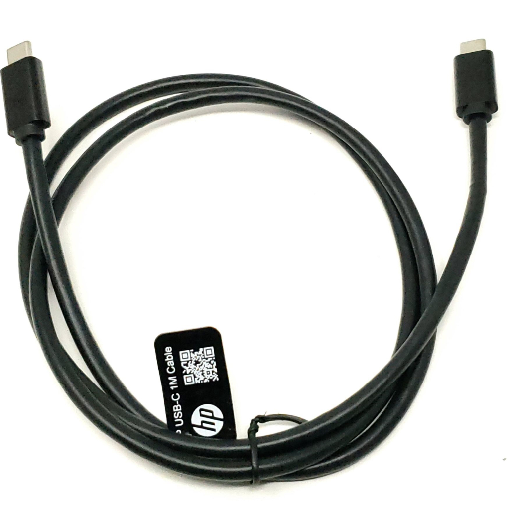 Дата кабель USB-C to USB-C 1.0m 3A 60W HP (HP_DHC-TC112G-1M) - фото 1