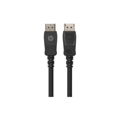 Кабель мультимедійний DisplayPort M to DisplayPort M 1.0m V1.2 4K60Hz black HP (HP_DHC-DP01-1M) - фото 1