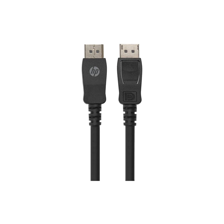 Кабель мультимедійний DisplayPort M to DisplayPort M 1.0m V1.2 4K60Hz black HP (HP_DHC-DP01-1M) - фото 1