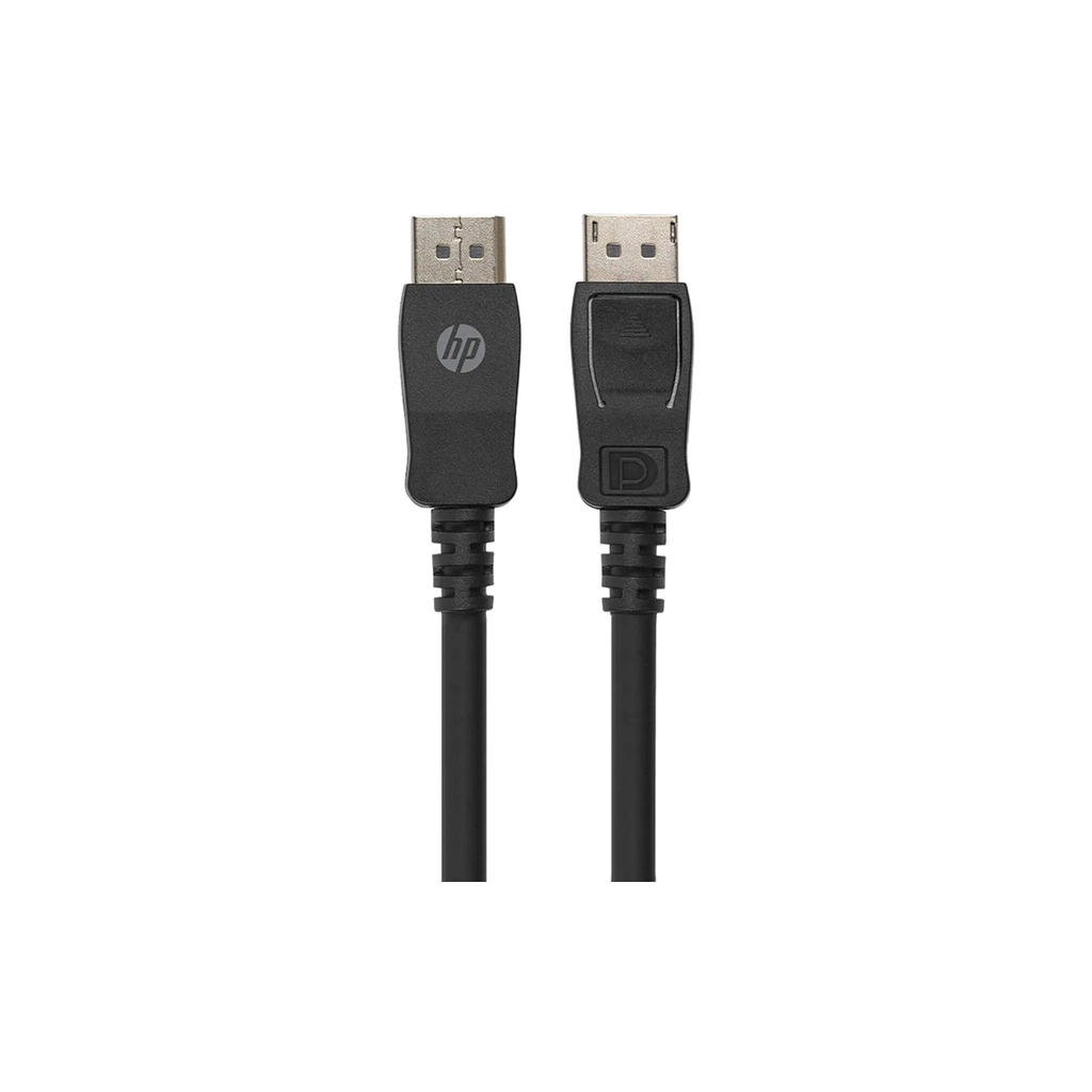 Кабель мультимедійний DisplayPort M to DisplayPort M 2.0m V1.2 4K60Hz black HP (HP_DHC-DP01-2M) - фото 1