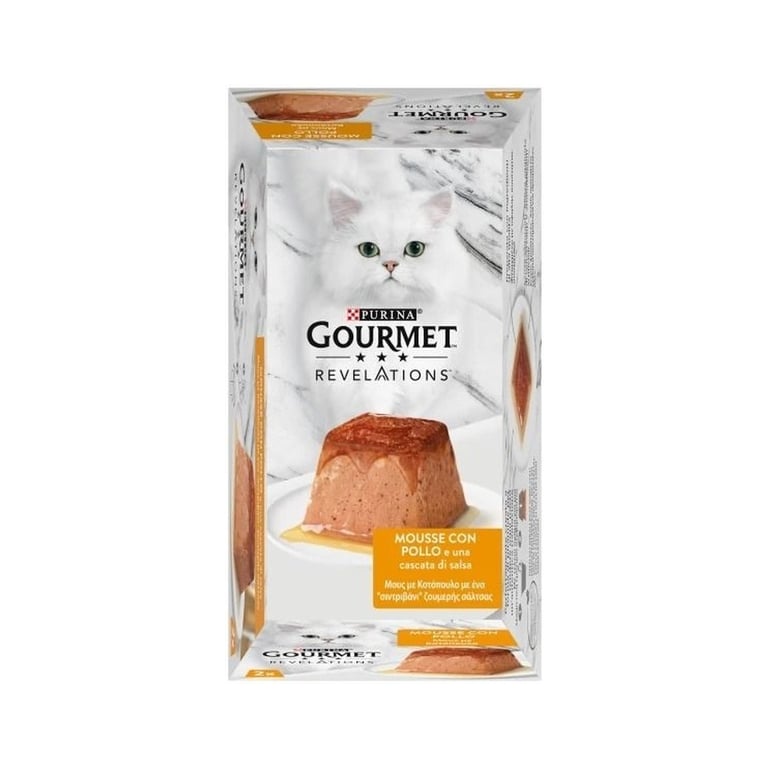 Паштет для котів Purina Gourmet Revelations мус з куркою 2х57 г (7613287070081) - фото 3