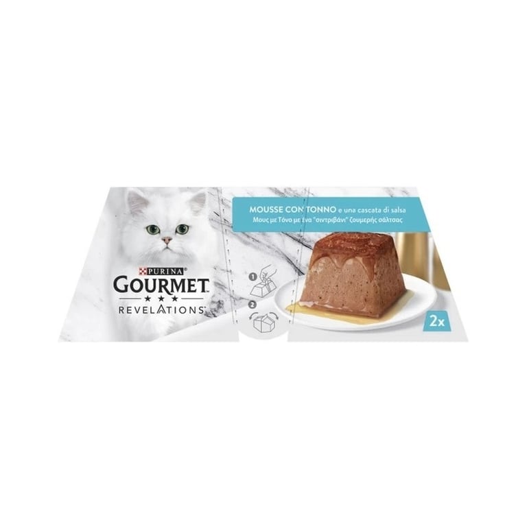 Паштет для котів Purina Gourmet Revelations мус з тунцем 2х57 г (8445291938014) - фото 4