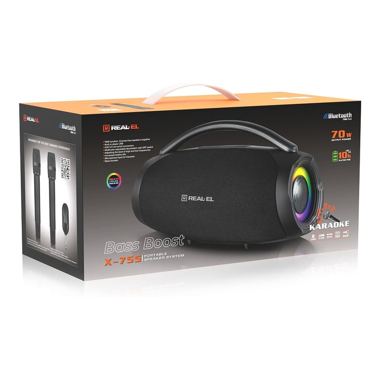 Акустична система REAL-EL X-755 Black (EL121600031) - фото 4