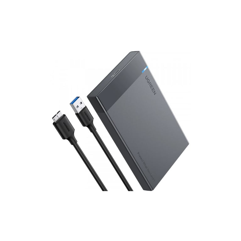 Кишеня зовнішня Ugreen USB 3.0 to M.2 SATA SSD US221 black (30848) - фото 1