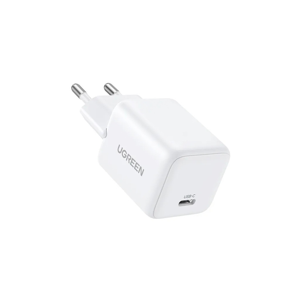 Зарядний пристрій Ugreen USB-C PD20W GaN X512 white (55554) - фото 2 Зарядний пристрій Ugreen USB-C PD20W GaN X512 white (55554) - фото 2