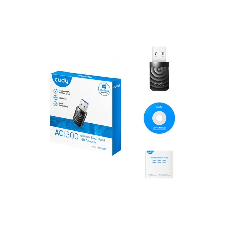Мережева карта Wi-Fi Cudy WU1300S - фото 4