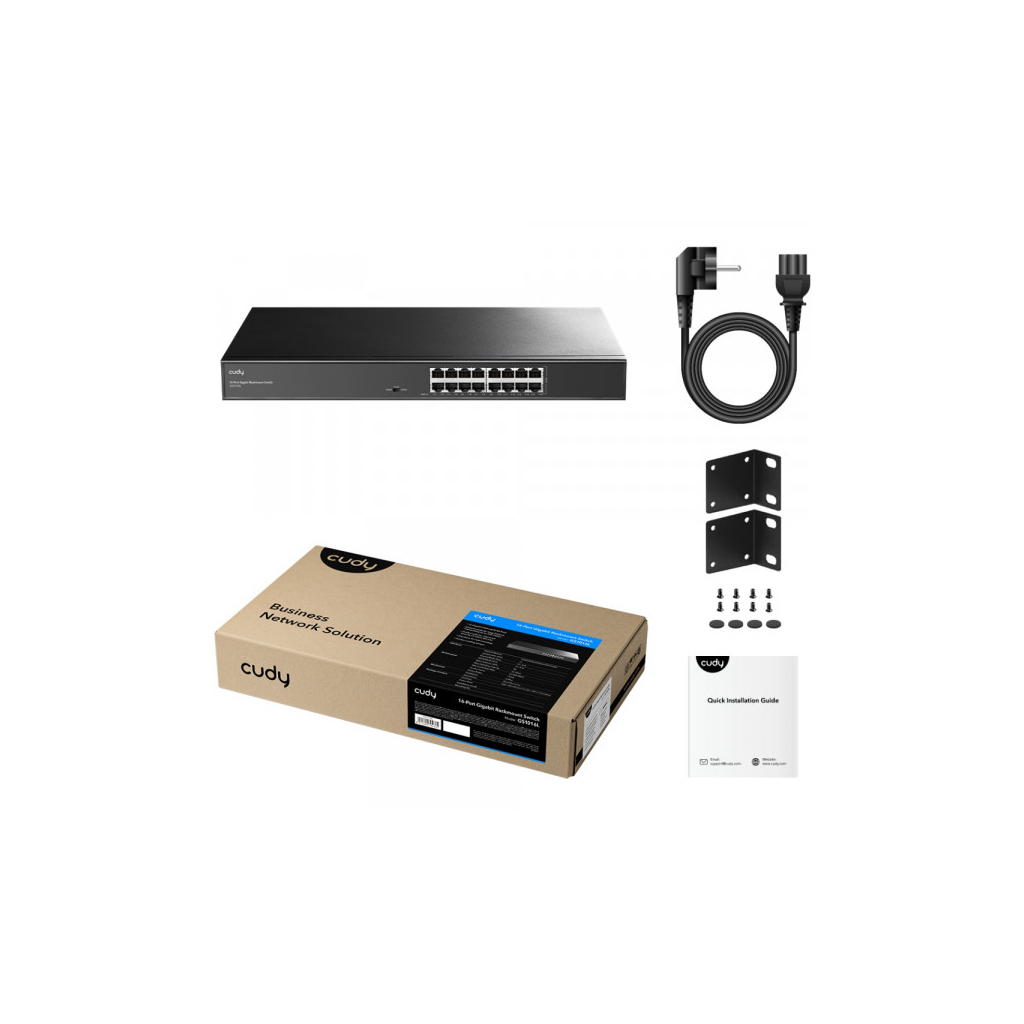 Комутатор мережевий Cudy GS1016L - фото 4 Комутатор мережевий Cudy GS1016L - фото 4