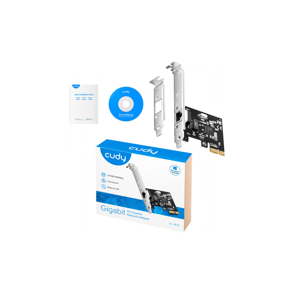 Мережева карта Cudy PE10 - фото 3 Мережева карта Cudy PE10 - фото 3