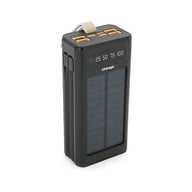 Батарея універсальна Linkage 30000mAh, Solar, 22.5W, cables Туре-С+Lighting, Black (LKP-46) - фото 1