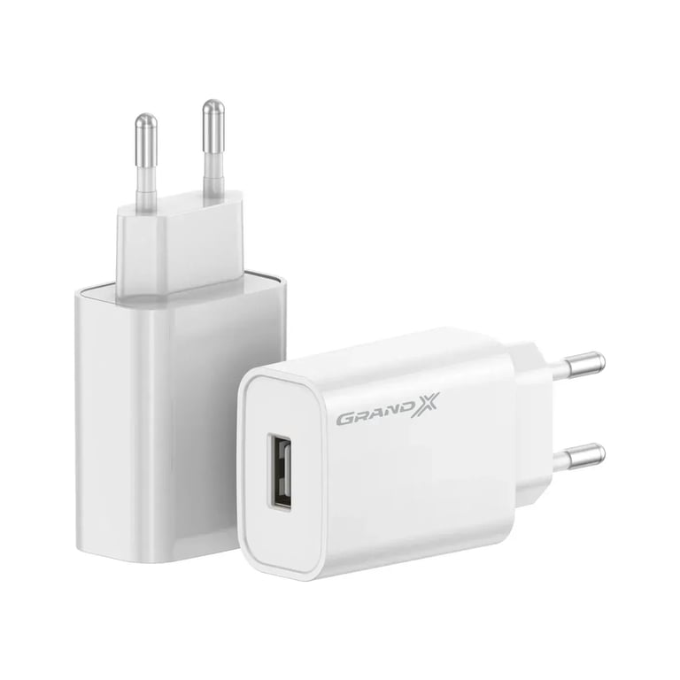 Зарядний пристрій Grand-X Quick Charge QС3.0, + cable USB -> Type C 1m white (CH-550WT) - фото 4
