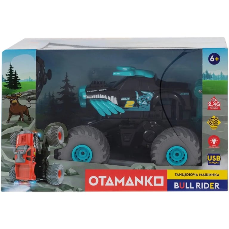 Радіокерована іграшка Otamanko Танцююча машинка BULL RIDER, зелений (С006 green) - фото 8