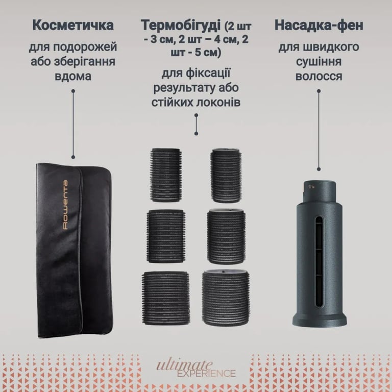 Фен-щітка Rowenta UB9920E0 - фото 7