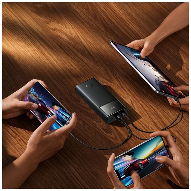 Батарея універсальна Baseus EnerFill FP41 30000mAh 22,5W PD QC black (E0027K00) - фото 8