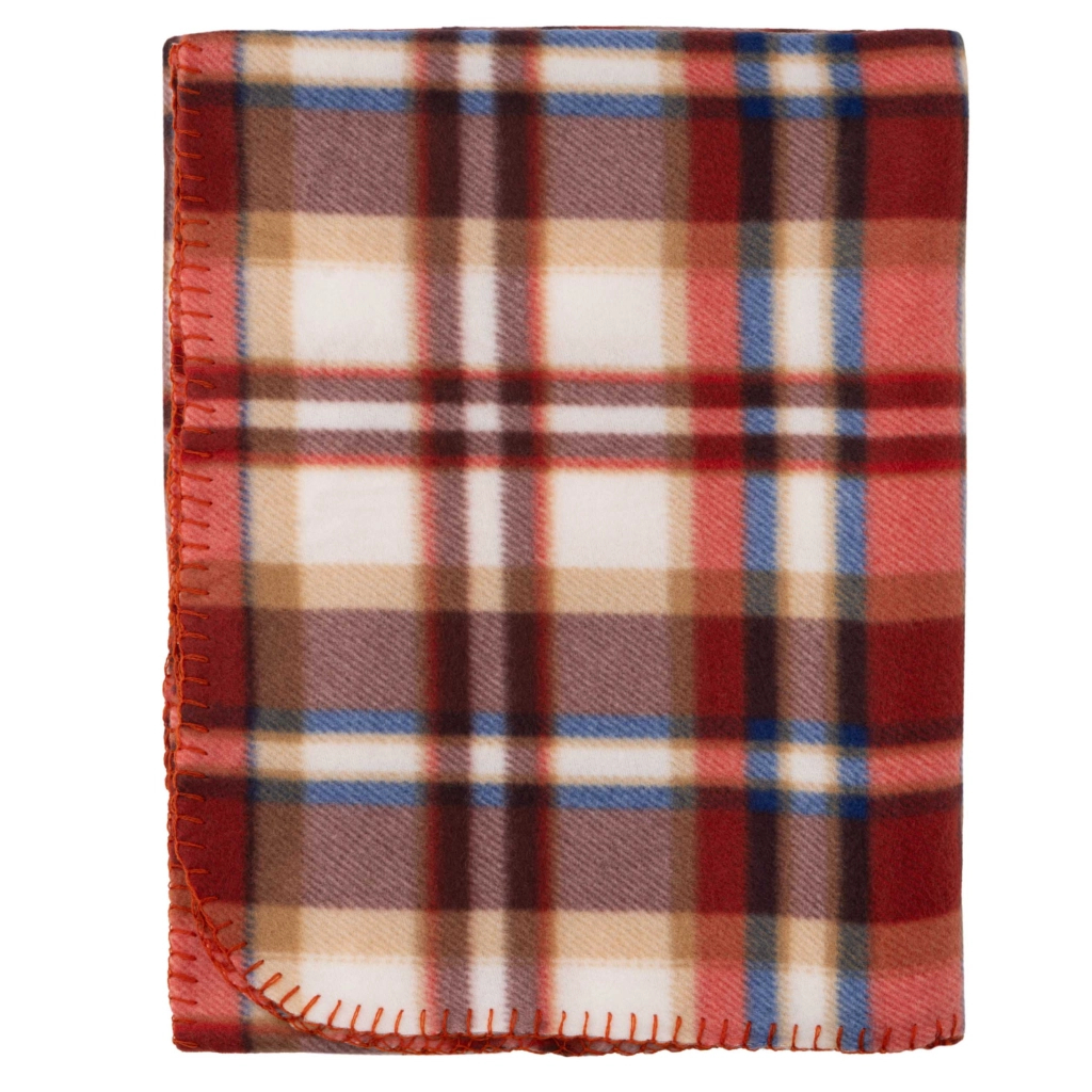 Плед Ardesto Fleece 100% поліестер, клітинка, біло-коричневий 130х160 см (ART0720PB) - фото 3 Плед Ardesto Fleece 100% поліестер, клітинка, біло-коричневий 130х160 см (ART0720PB) - фото 3