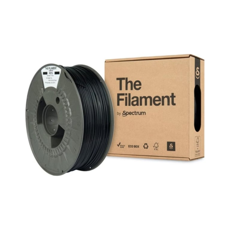 Пластик для 3D-принтера The Filament PETG 1.75mm MIDNIGHT BLACK 1kg (TF-24015) - фото 3