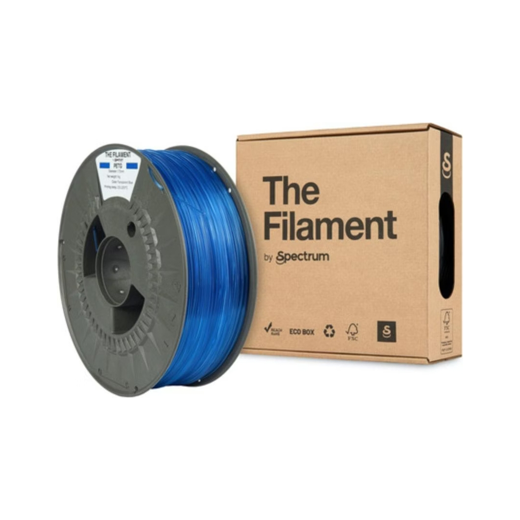 Пластик для 3D-принтера The Filament PETG 1.75mm TRANSPARENT BLUE 1kg (TF-24027) - фото 3 Пластик для 3D-принтера The Filament PETG 1.75mm TRANSPARENT BLUE 1kg (TF-24027) - фото 3