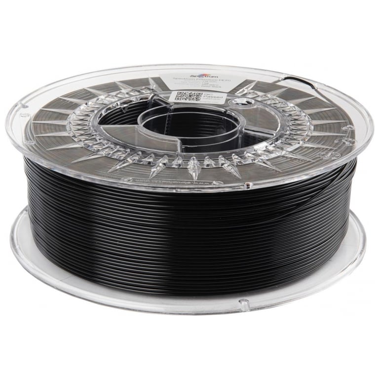 Пластик для 3D-принтера Spectrum PET-G Premium 1.75mm DEEP BLACK 1kg (RAL 9017) (80056) - фото 2