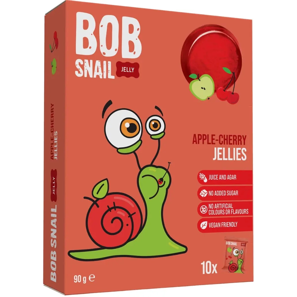 Мармелад Bob Snail Яблуко, вишня 90 г (1740881) - фото 1