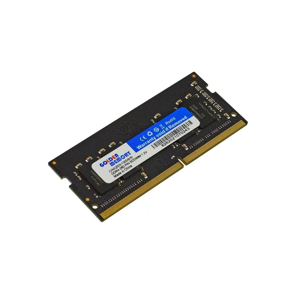 Модуль памяті для ноутбука DDR4 8GB 2666 MHz Golden Memory (GM26S19S8/8) Модуль памяті для ноутбука DDR4 8GB 2666 MHz Golden Memory (GM26S19S8/8)