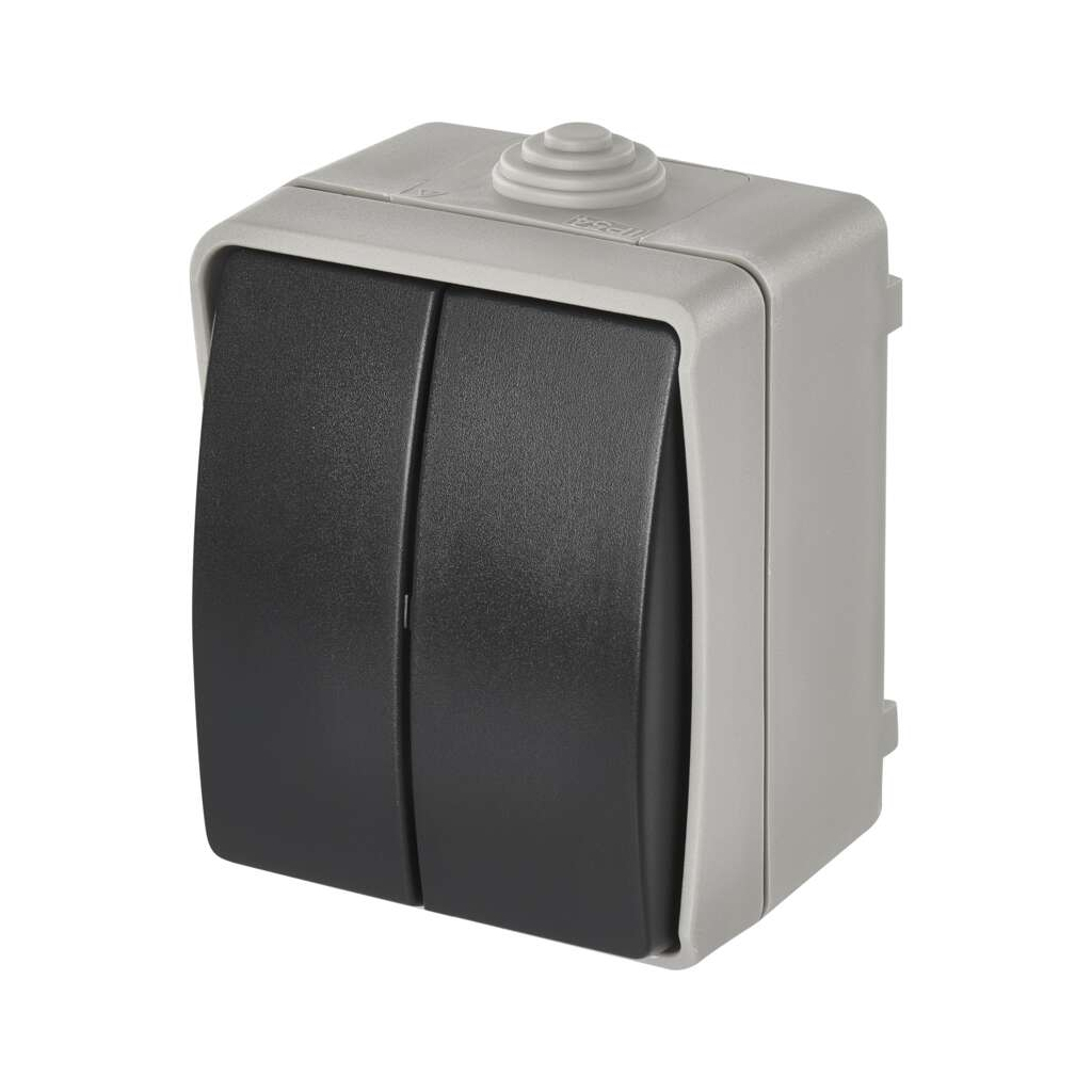 Вимикач EMOS C.5 IP54 подвійний (A1398.1)