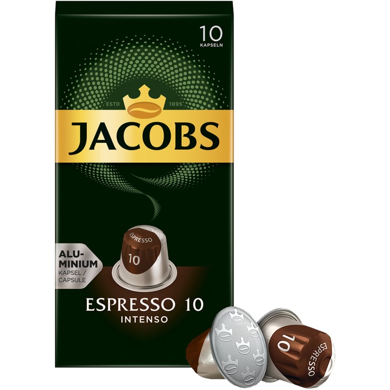 Кава Jacobs Espresso 10 Intenso в капсулах сумісні з Nespresso 10 шт (8711000371183) - фото 10